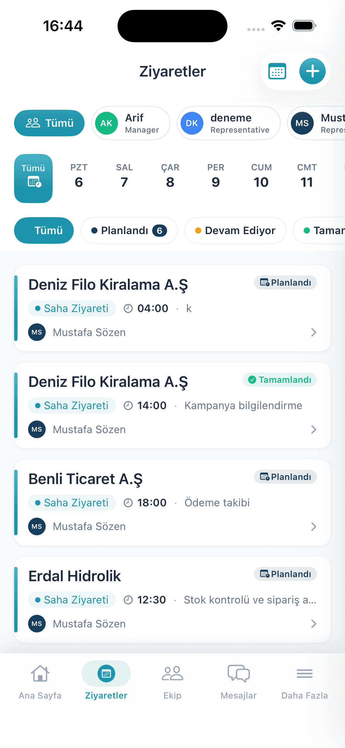 Resiera Ziyaret Listesi
